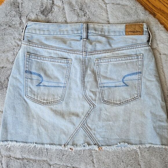 American Eagle Outfitters Light Blue Mini Skirt, Women's Size 2, Great Condition - Picture 9 of 9